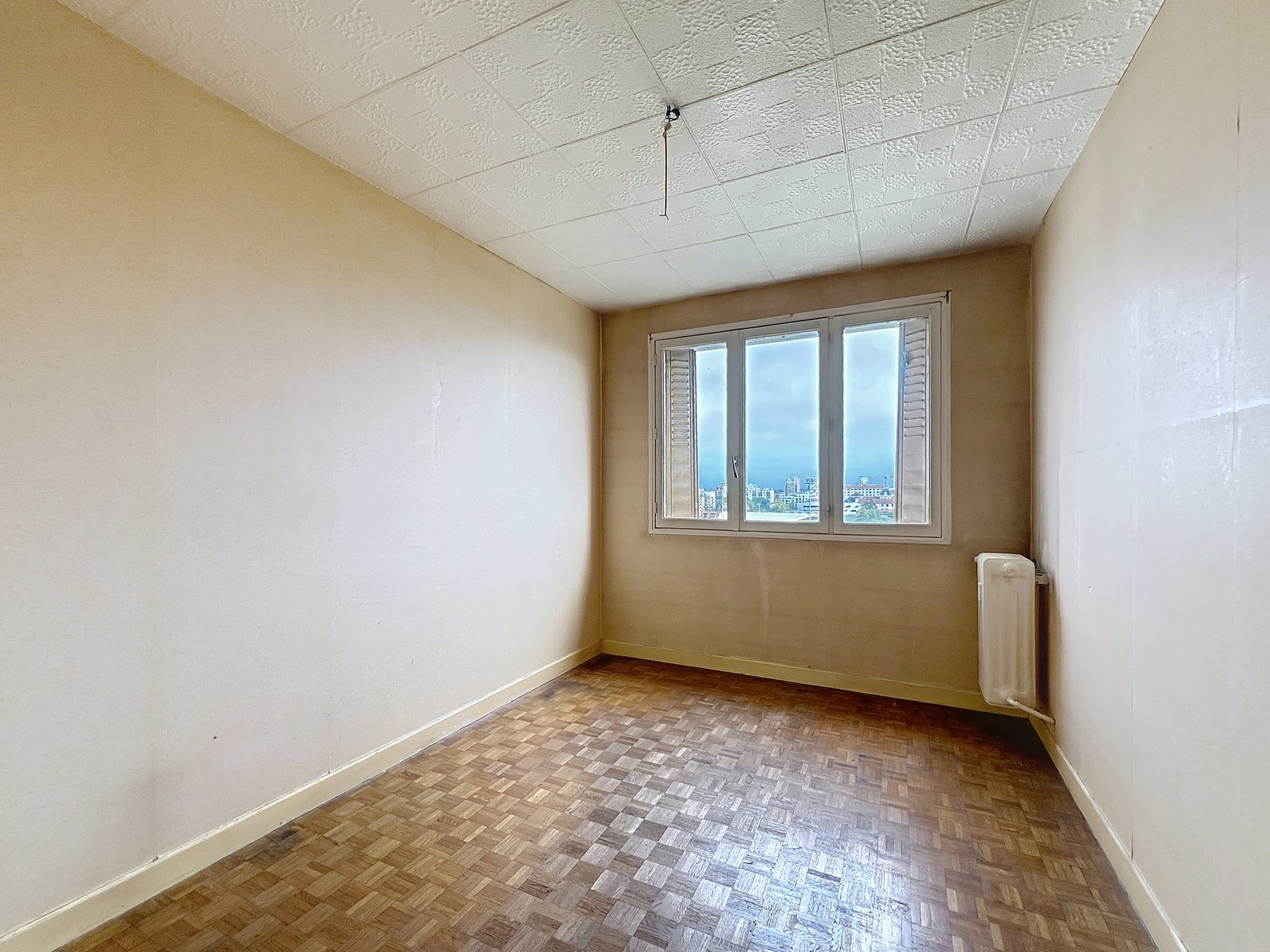 VILLEURBANNE - APPARTEMENT  T4 DE 67m2 AVEC POTENTIEL A RENOVER - 7ème ETAGE  - VUE DEGAGEE  - BALCON Villeurbanne 69100