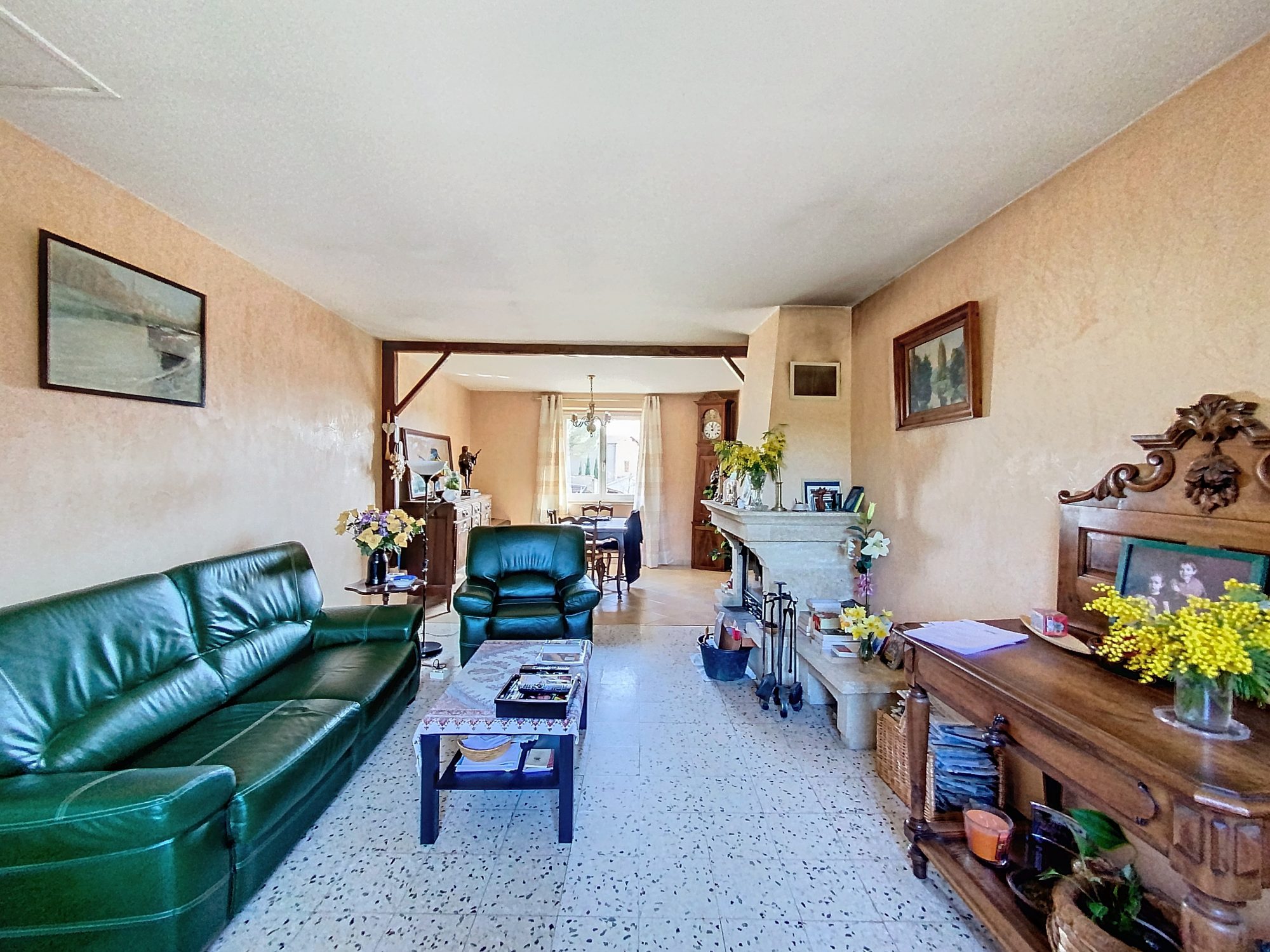 SUR LES HAUTEURS DE GENAY - AU CALME - APPARTEMENT T3 DE 97m2 - PETITE COPROPRIETE