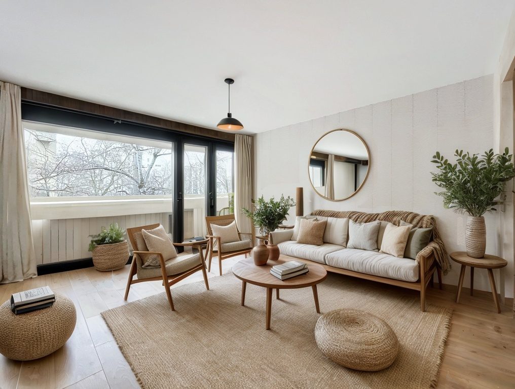 Rue Mozart, grand T2 de 65m2