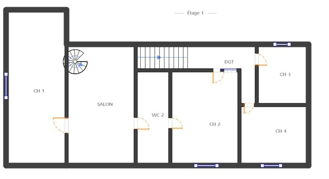 Maison en pierre – 4 chambres – 148 m² habitables – à réinventer selon vos envies Colombier-en-Brionnais 71800