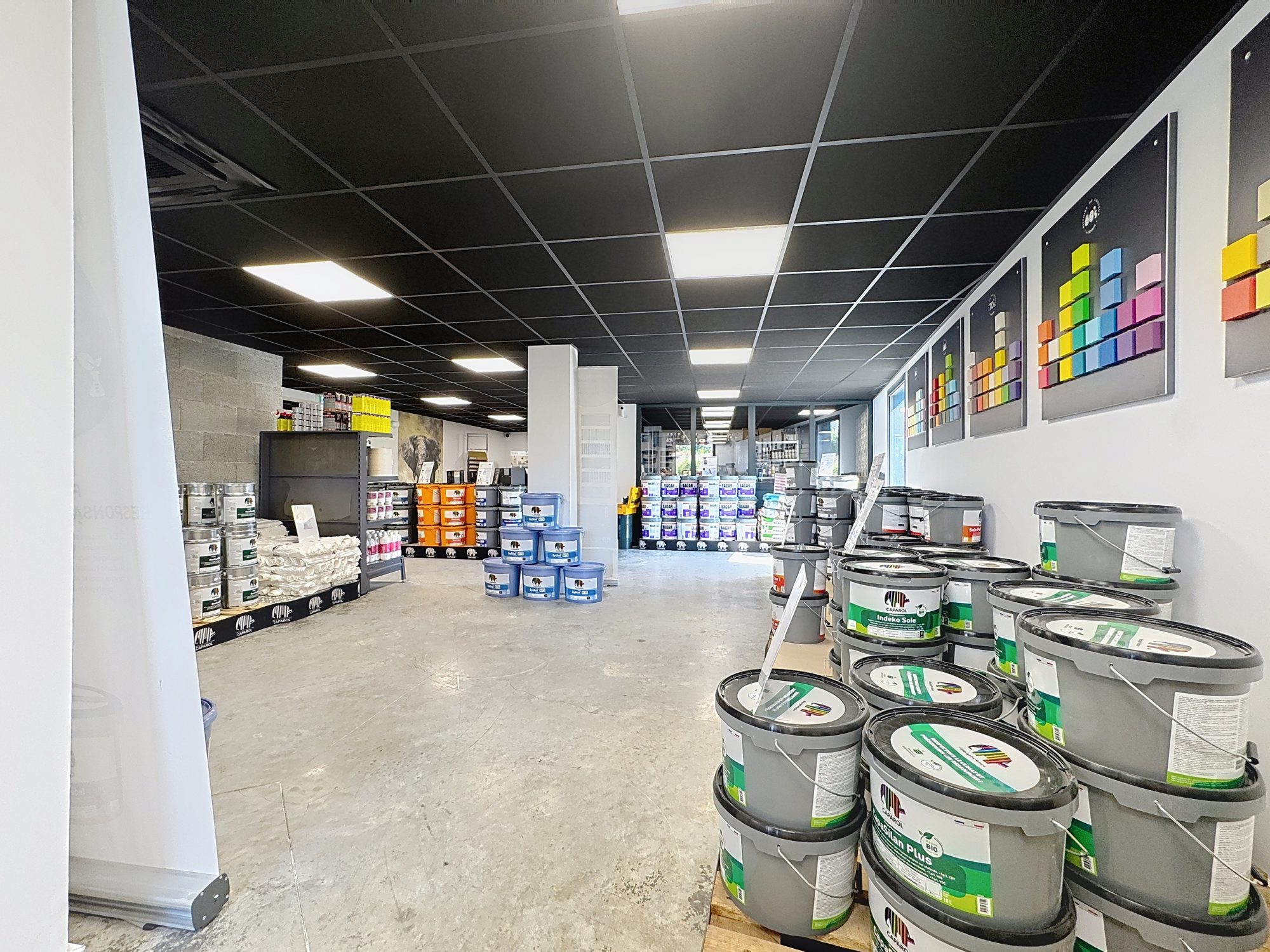 Murs d'un local commercial de 208m2 avec Bail en cours Craponne 69290