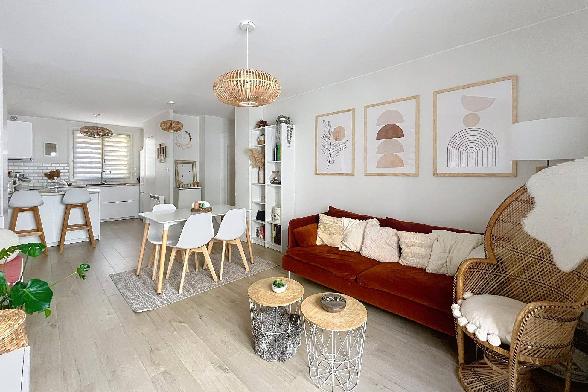 T3 Rénové de 52 m² Passage des Alouettes  Lyon 8