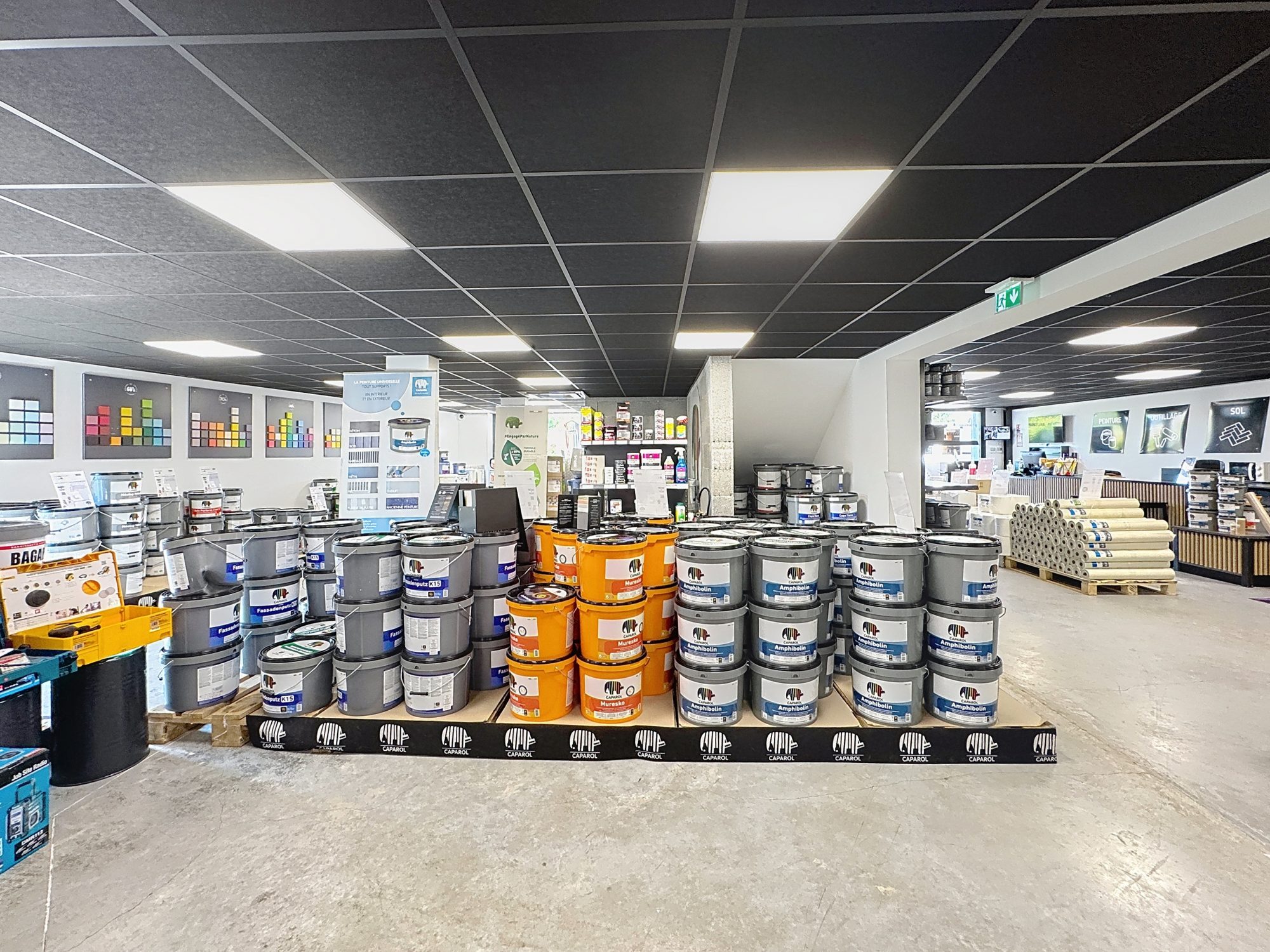 Murs d'un local commercial de 208m2 avec Bail en cours Craponne 69290