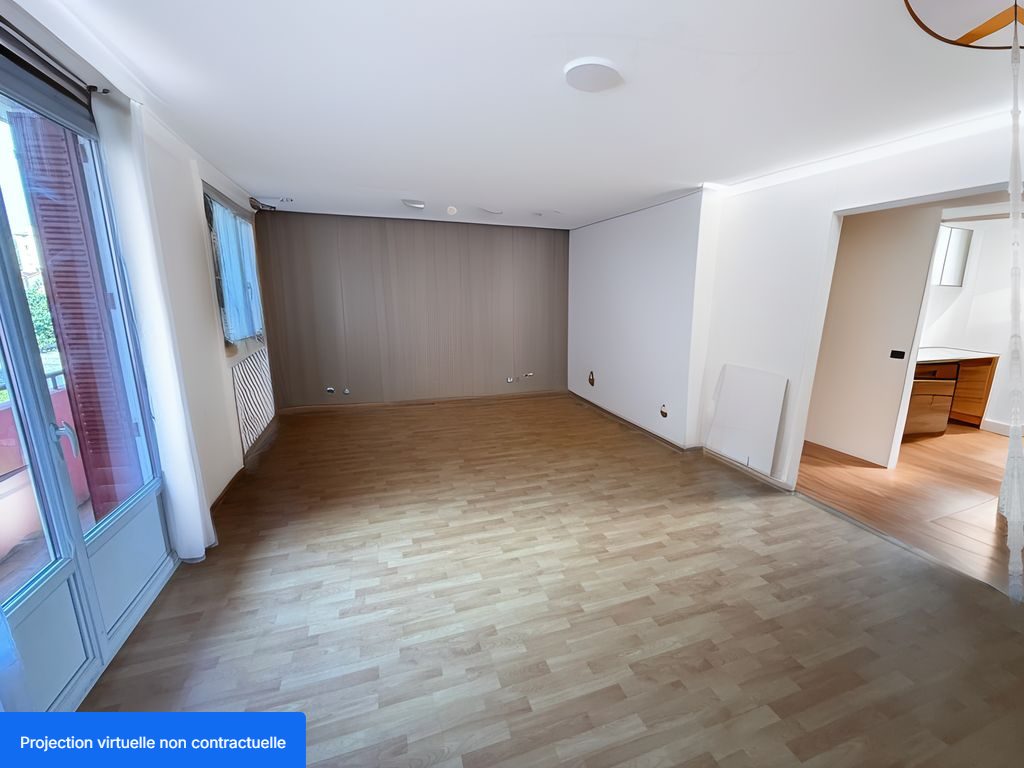 Appartement centre VILLEFRANCHE S/S 64m² - 2 chambres - balcon - cave - garage