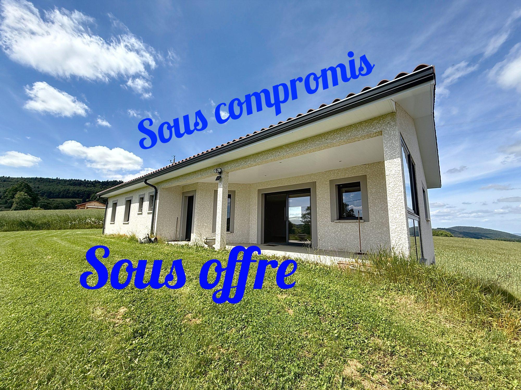 Maison plain-pied sur sous-sol complet d'env 102 m²