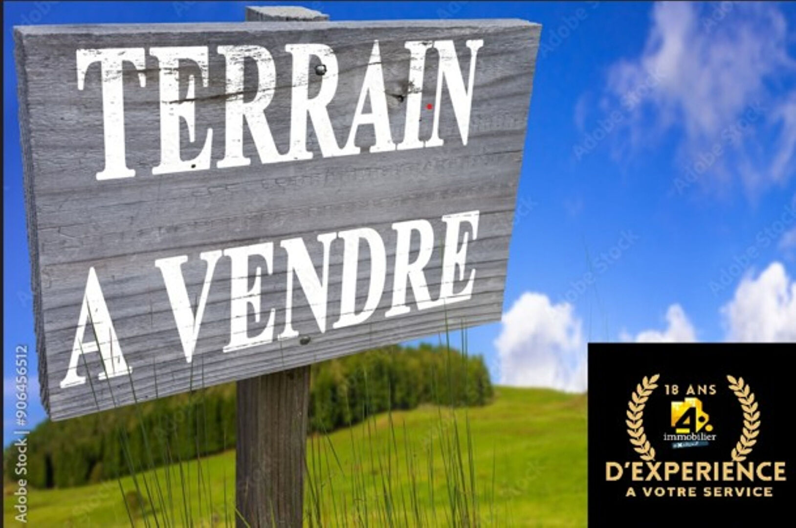 TERRAIN CONSTRUCTIBLE DE 1416 M²