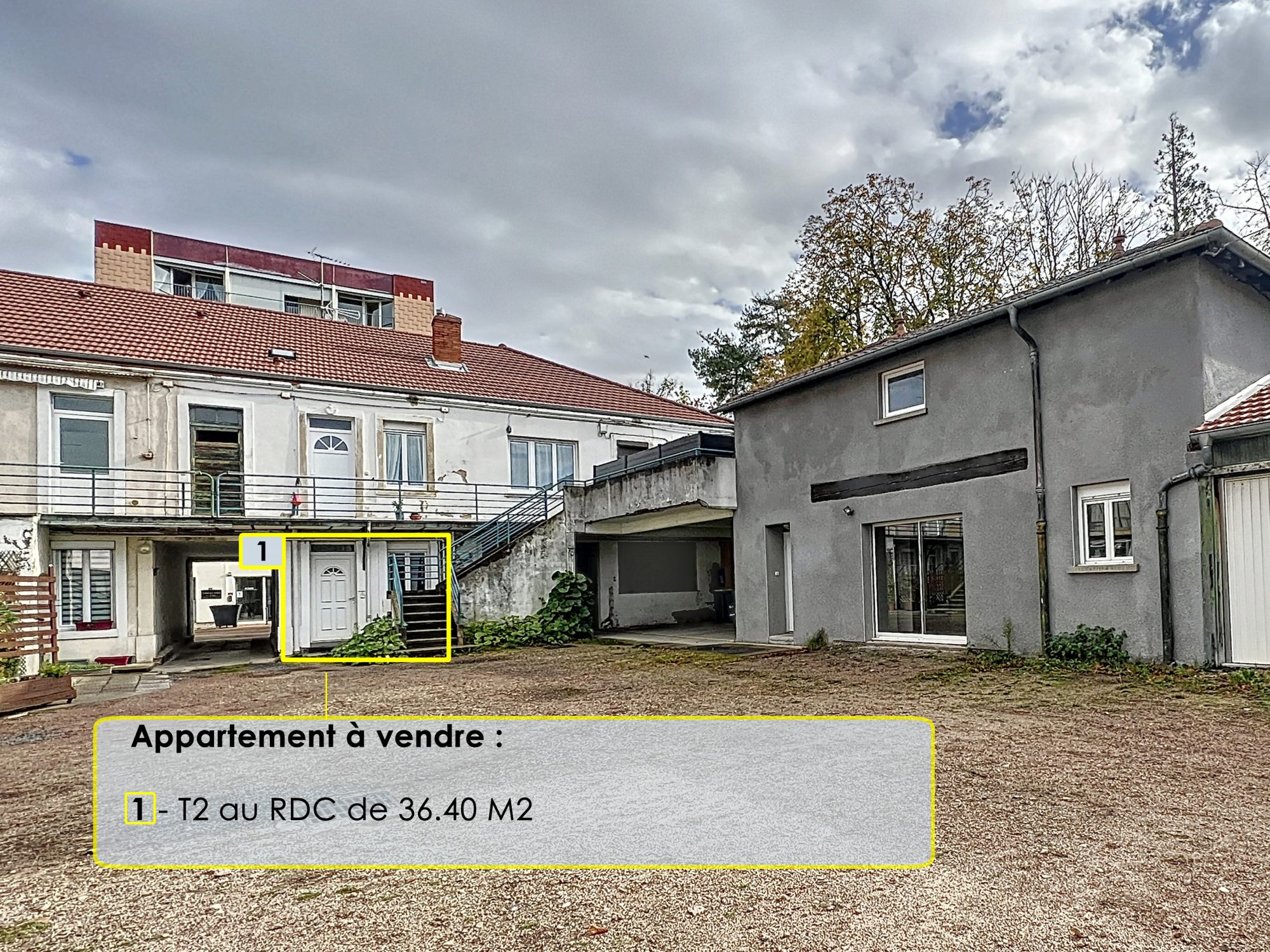 APPARTEMENT T2 36 M2 AU RDC dans un quartier calme au COTEAUX (42120) Le Coteau 42120
