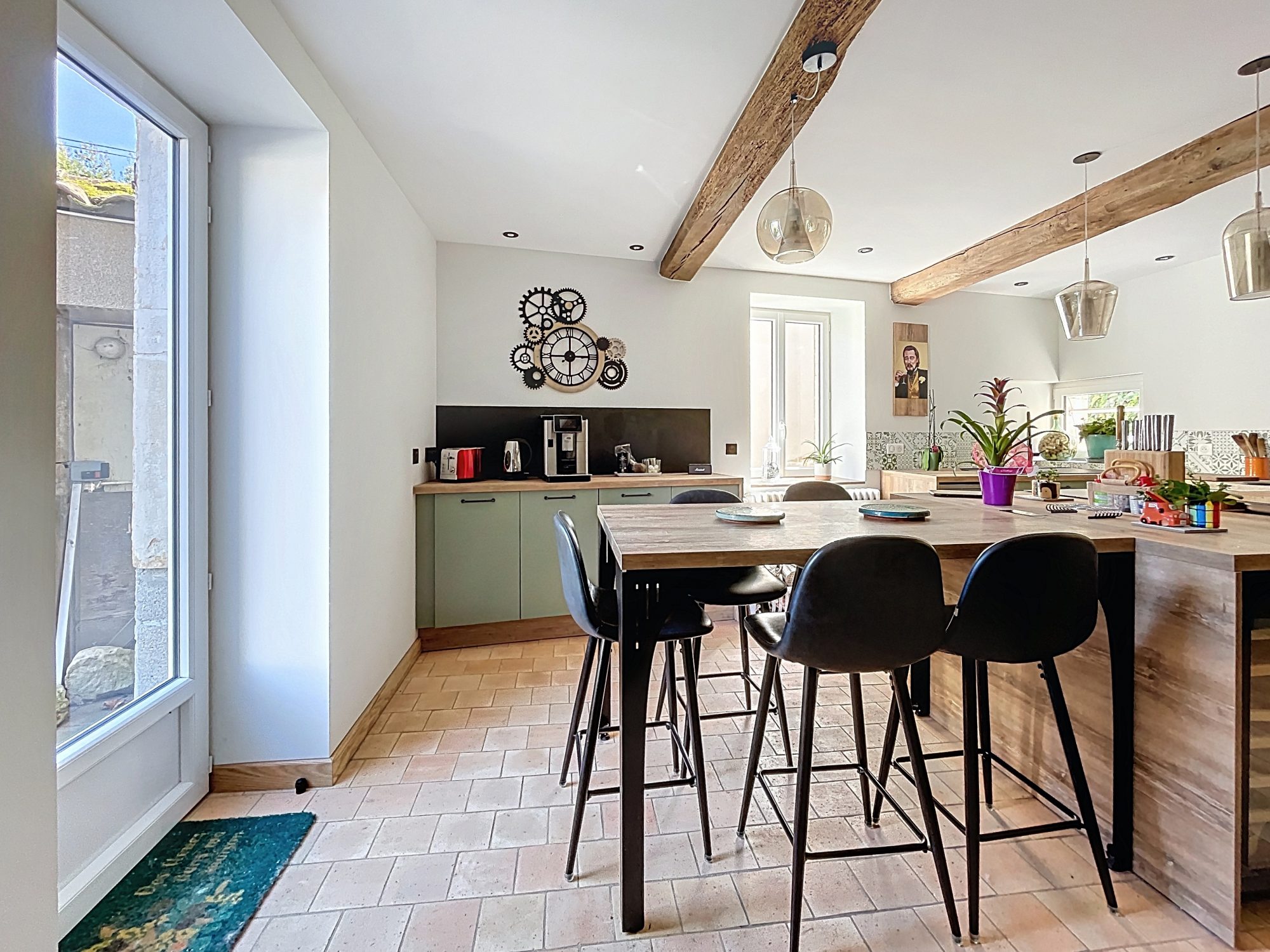 Corps de ferme 269 m² - 7 pièces - terrain 1479 m² Saint-Didier-sur-Chalaronne 01140