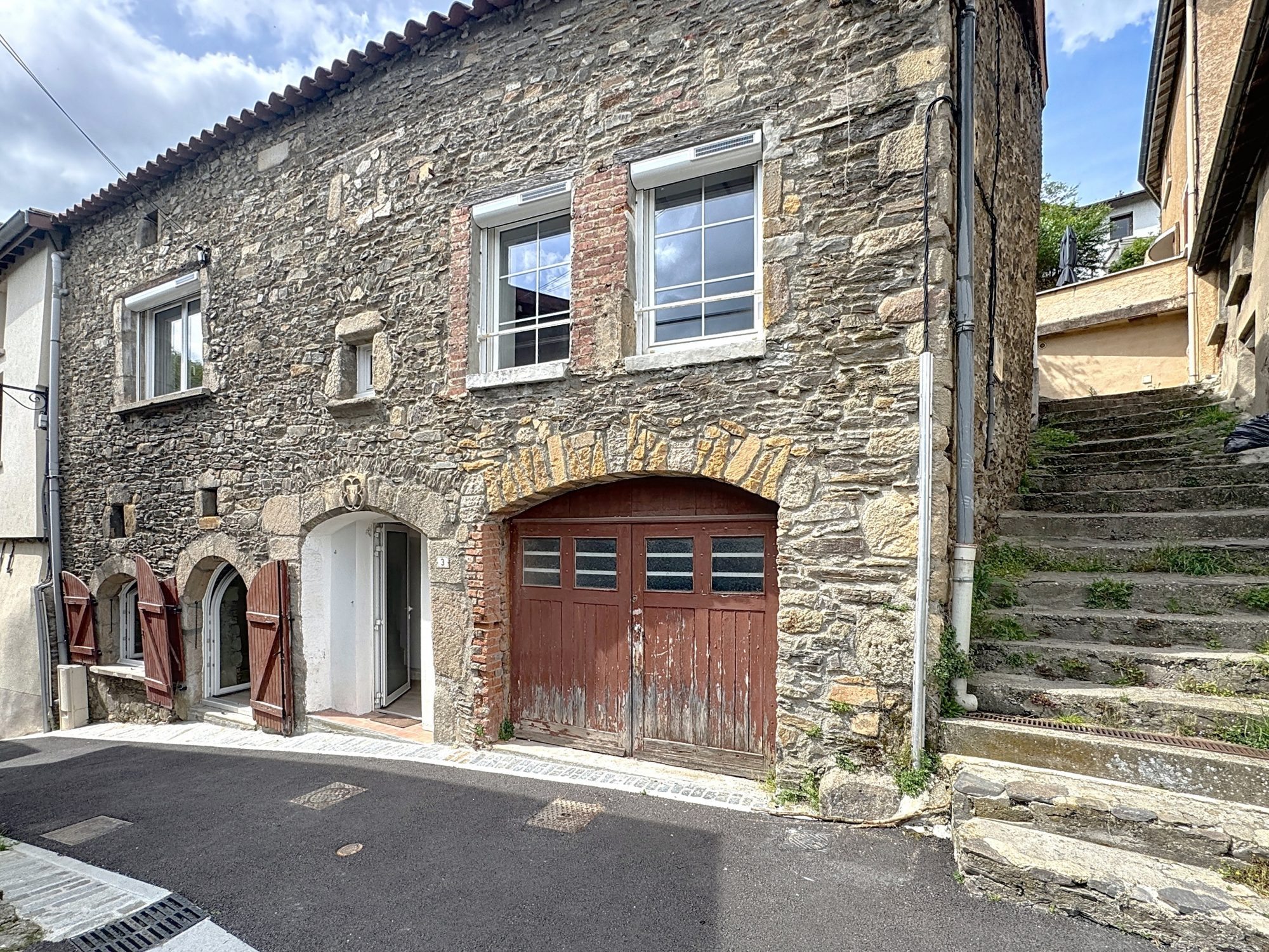 Maison de ville dans cité Médiévale