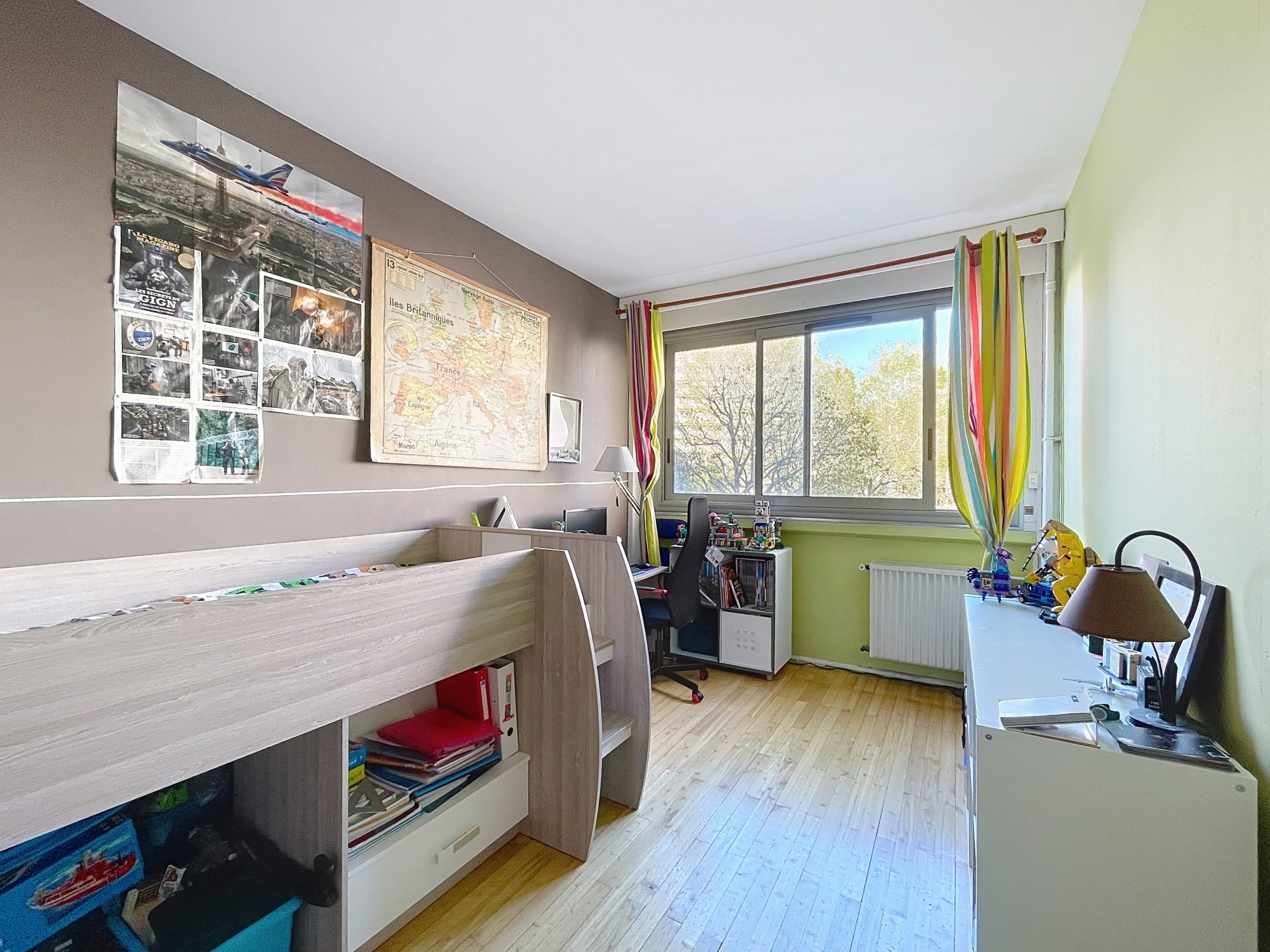 Monplaisir, Marius Berliet-St Nestor, immeuble Pitance, T4 de 89m2 avec balcon et parking Lyon 69008