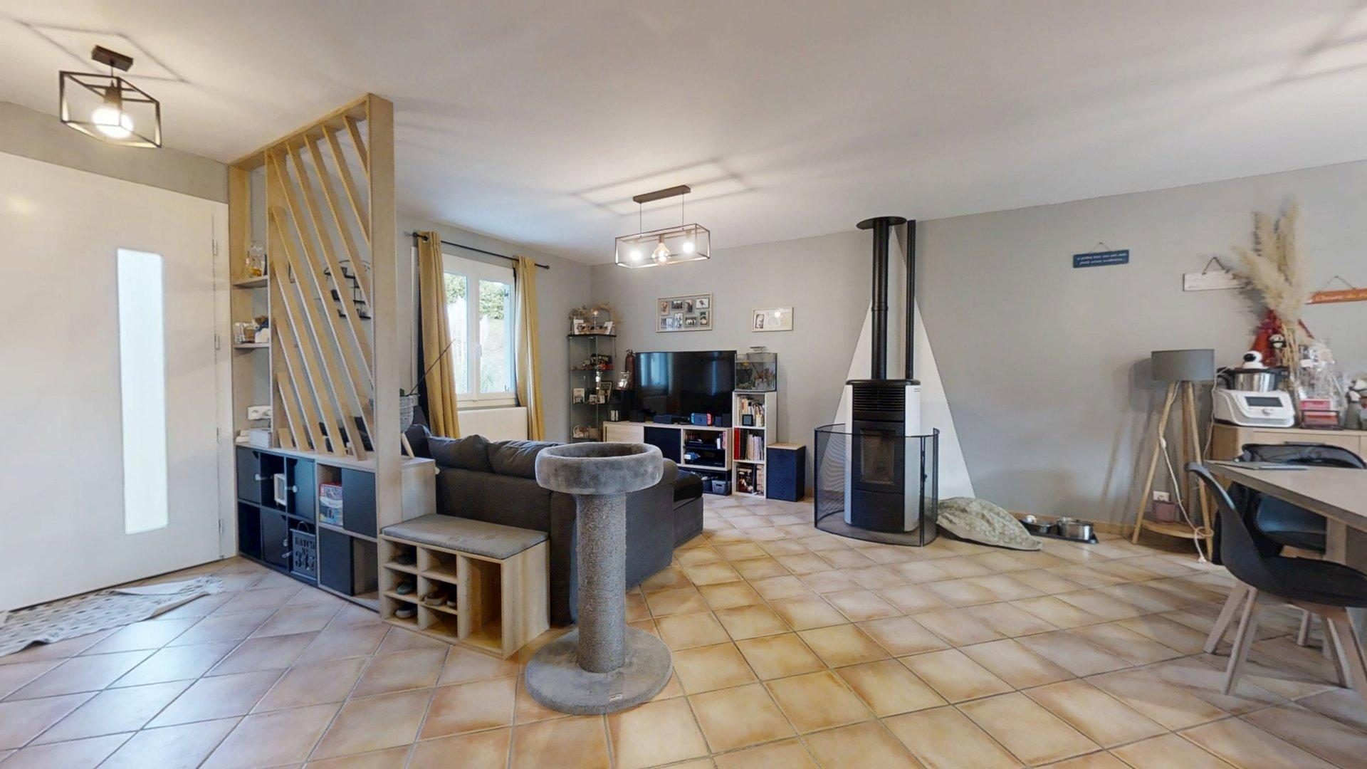 Maison de plain-pied avec garage