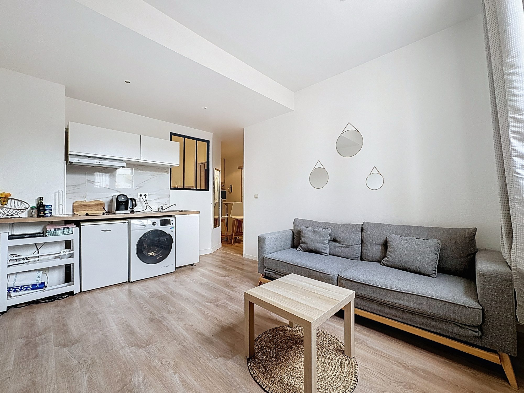 T1/2 de 27 m² – Entièrement rénové et meublé