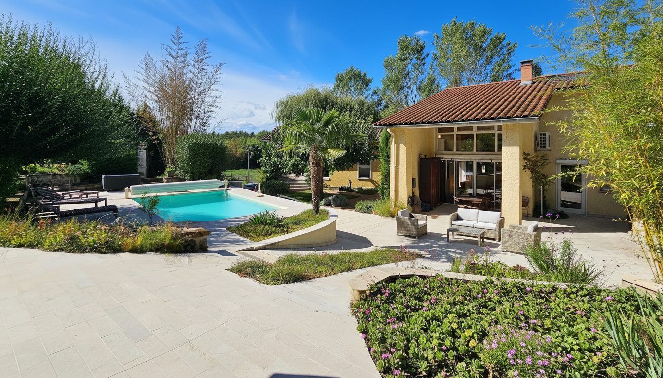 St-Just-Chaleyssin - Maison de 200m2 - Terrain clos 2116m2 - Piscine