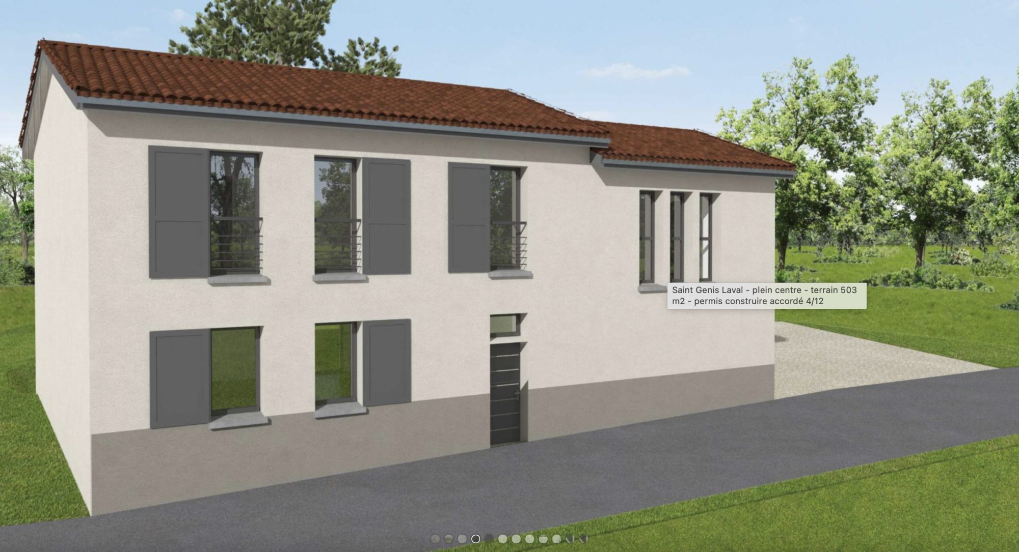 Terrain plat constructible - 500 m² Saint-Genis-Laval 69230