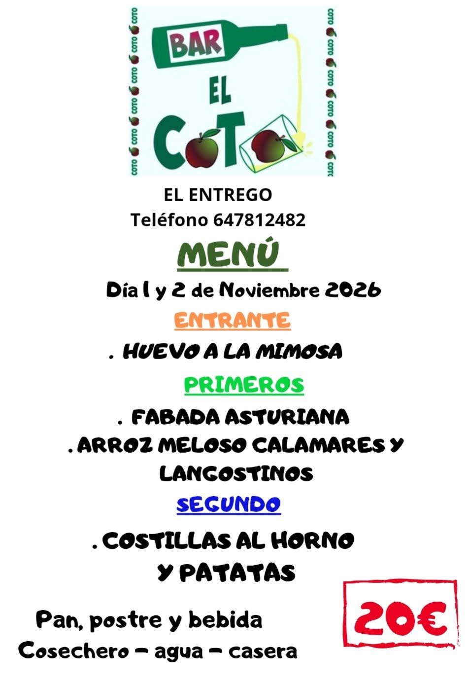 Imagen del Menú