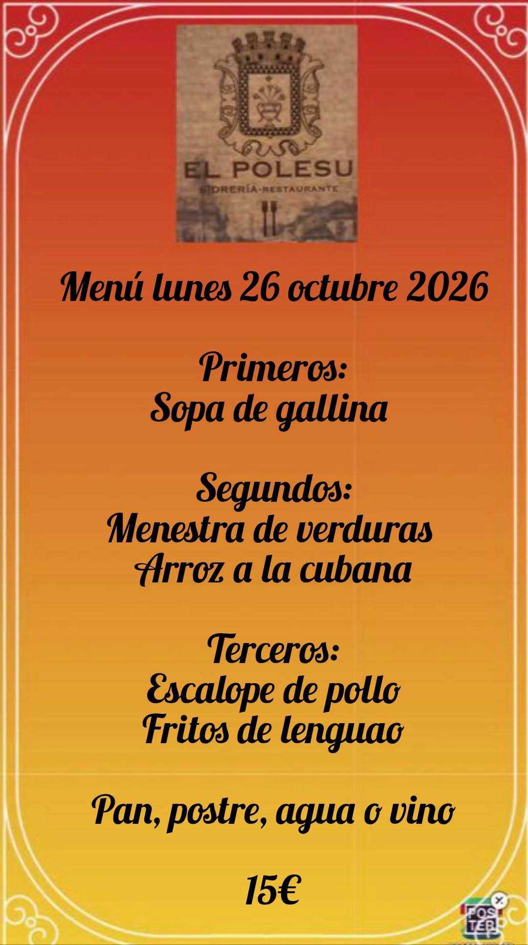 Imagen del Menú