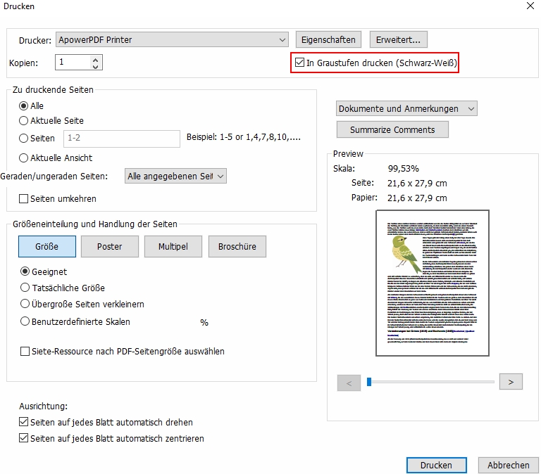Pdf dokument in schwarzweiß umwandeln Aktualisiert Februar 2024