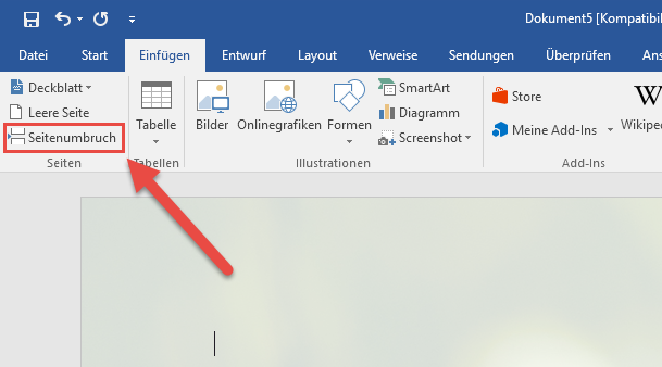Kopfzeile Nur Auf Einer Seite Word dokument.club