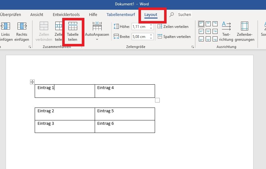 Word dokument in zwei spalten teilen [2026]