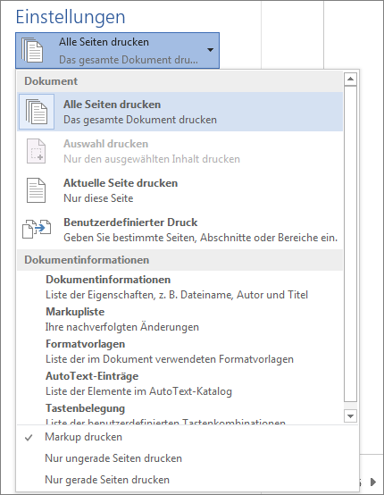 Word dokument schwarz weiß drucken [2024]