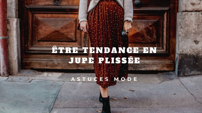 tendance jupe plissé