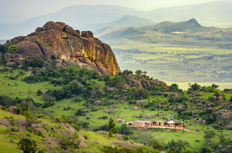 Ezulwini Valley in Eswatini - Swaziland 