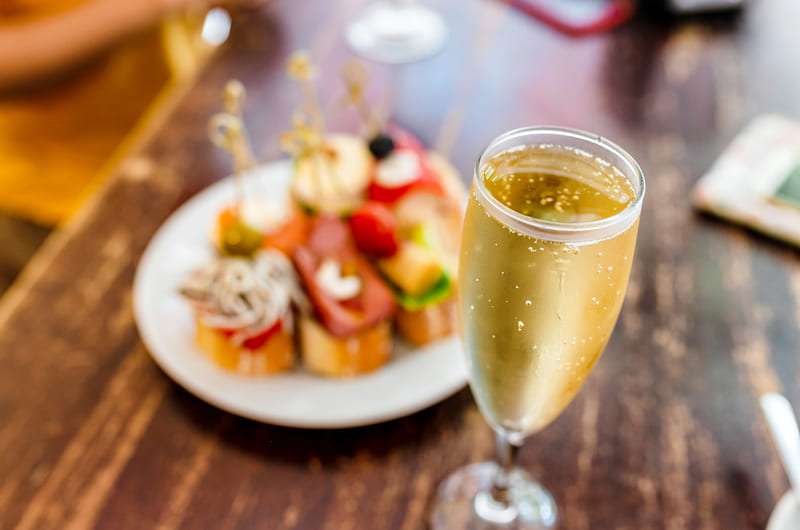 Catalonia Cava Wine  and Spanish Tapas