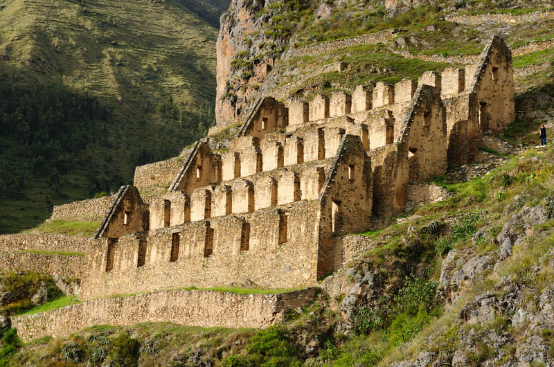 Inca fortress Ollantaytambo 