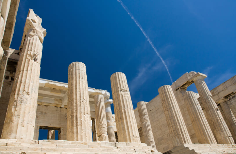 Columns of Propylaea Athens