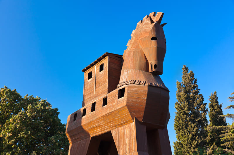 Trojan Horse in Troy