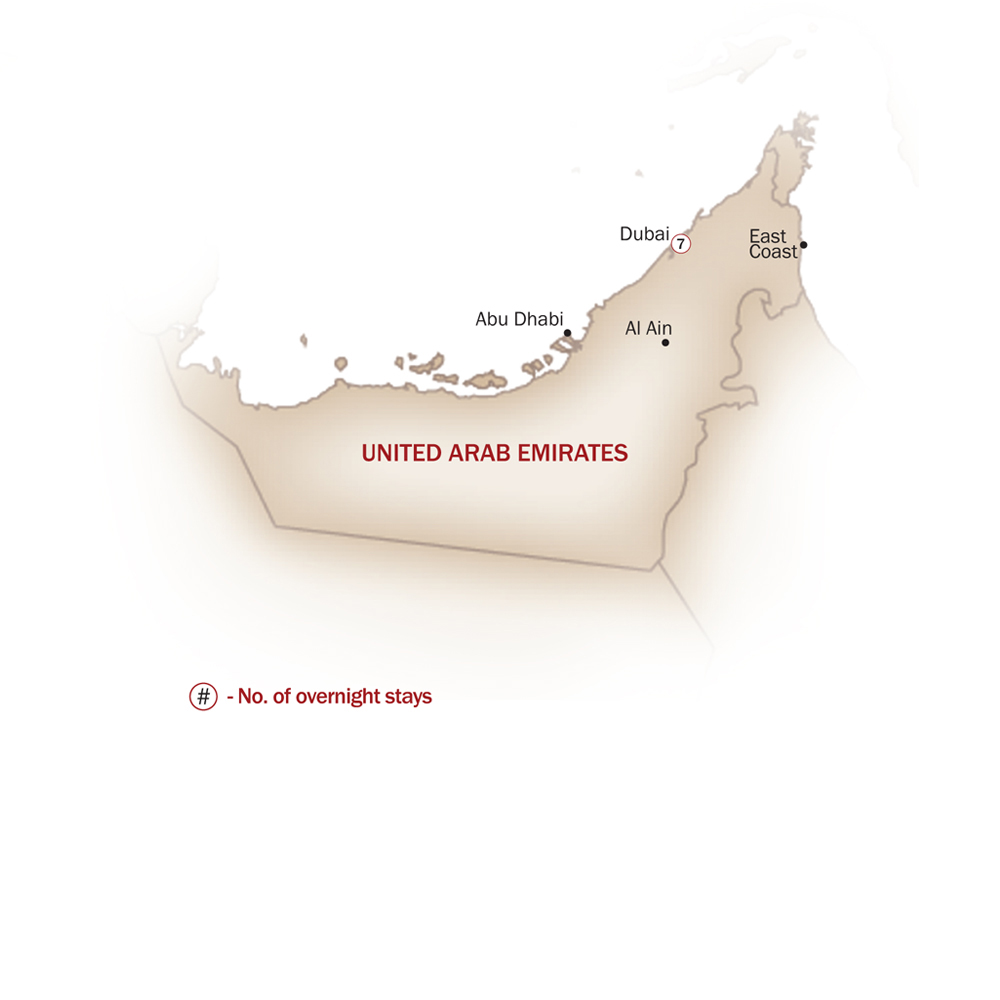 ARABIAN ADVENTURE map