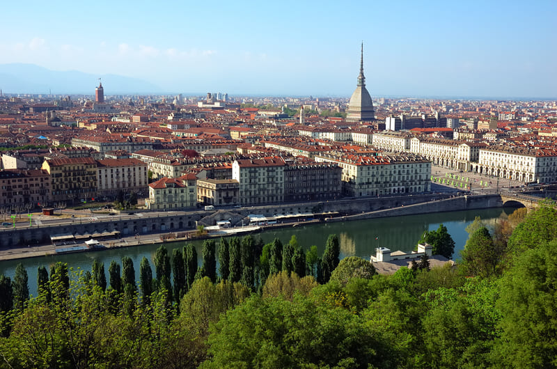 Cityscape of Turin
