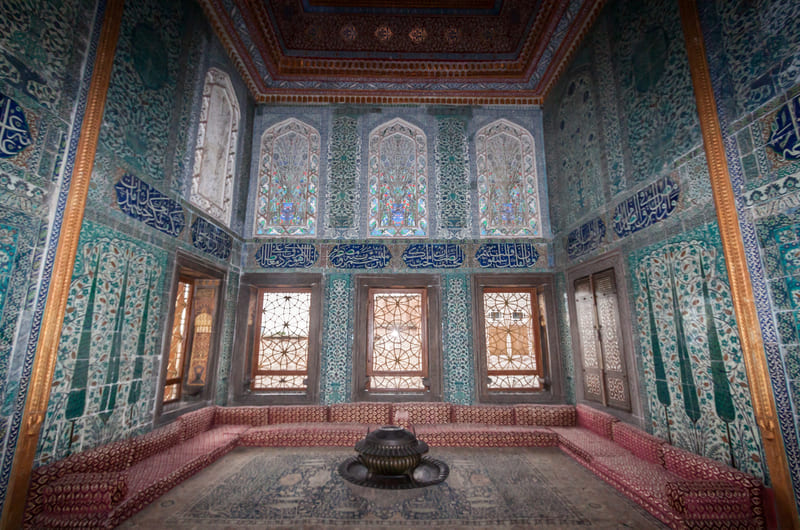 Interior of Topkapi Palace Istanbul