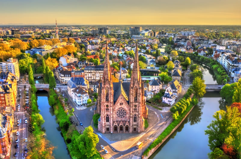 St. Paul Church in Strasbourg - Alsace