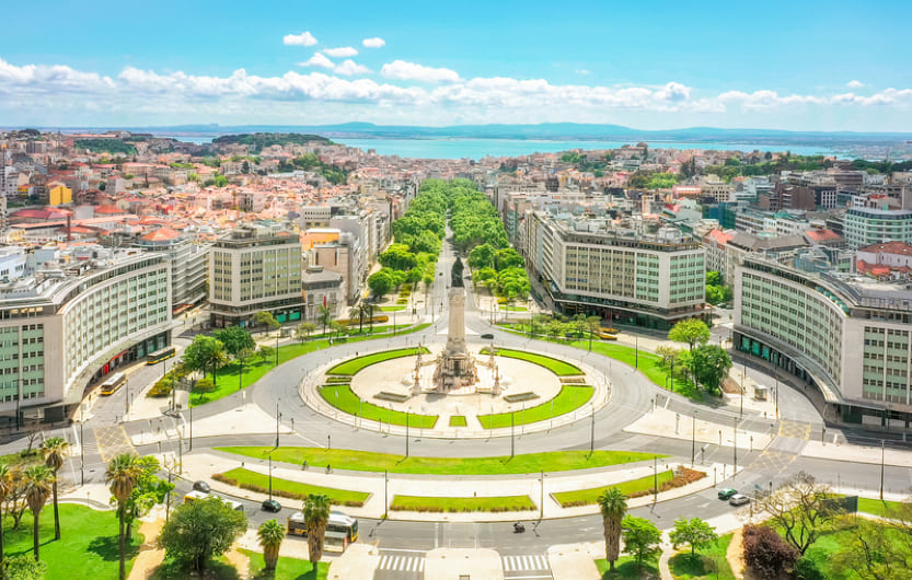 Lisbon Aerial View