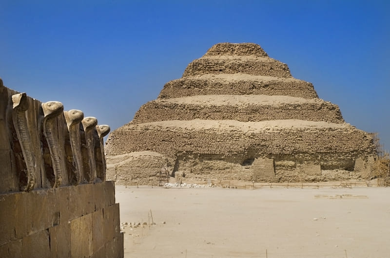 The Step Pyramid of Djoser in Sakkara