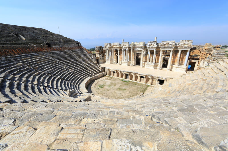 Ancient Ruins of Hierapolis in Pamukkale