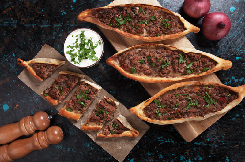 Traditional Turkish Pide
