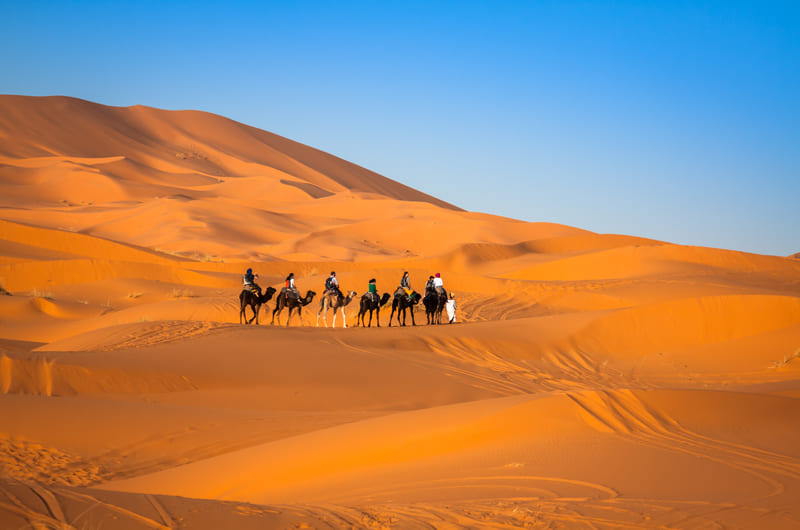 The Sahara Desert of Merzouga