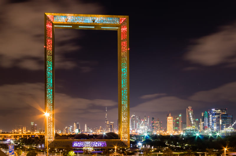 Dubai Frame in Zabeel Park