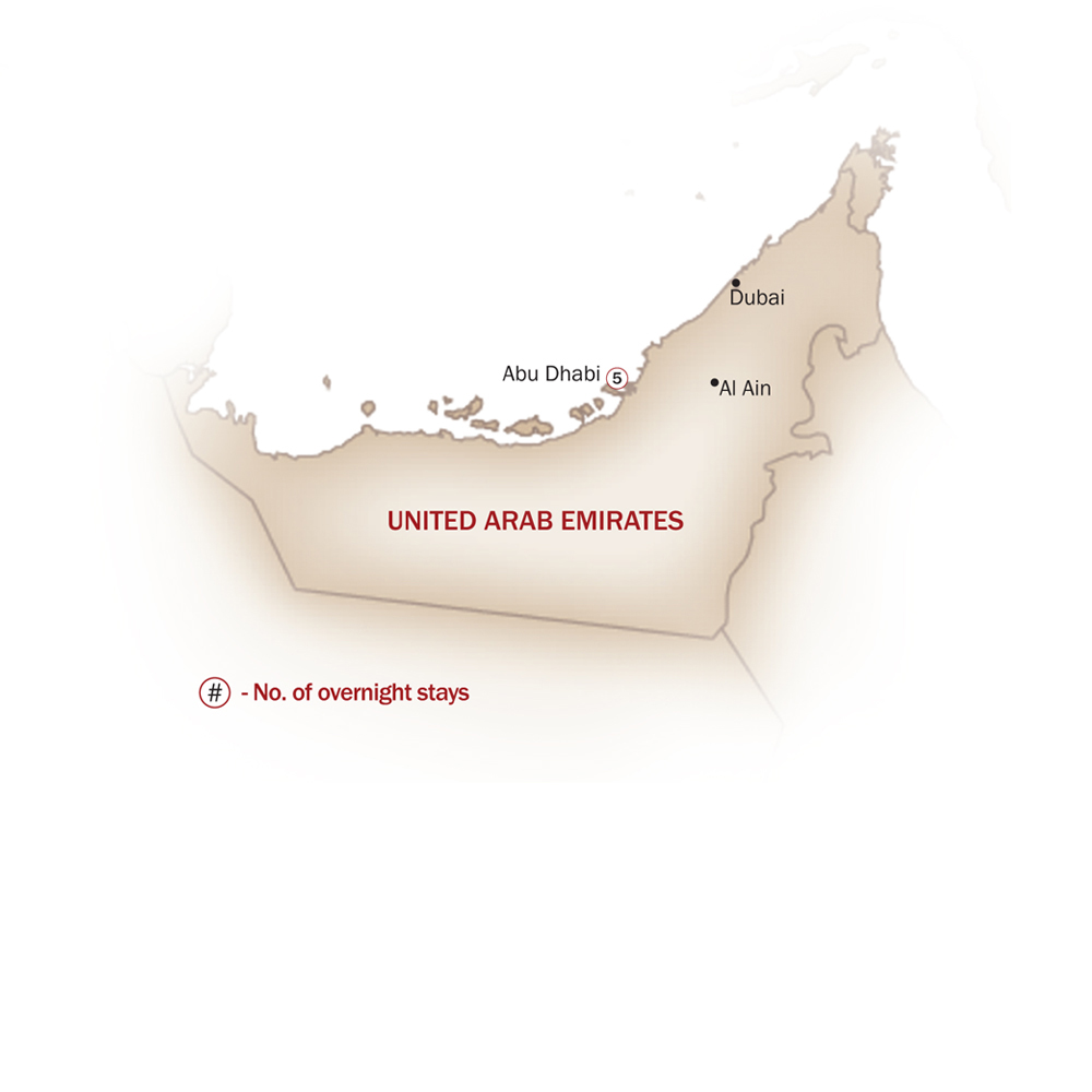 DISCOVER ABU DHABI map