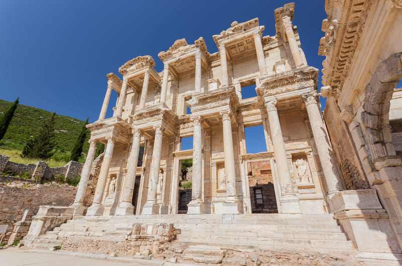 Celsus Librarylibrary in Ephesus Kusadasi Turkey