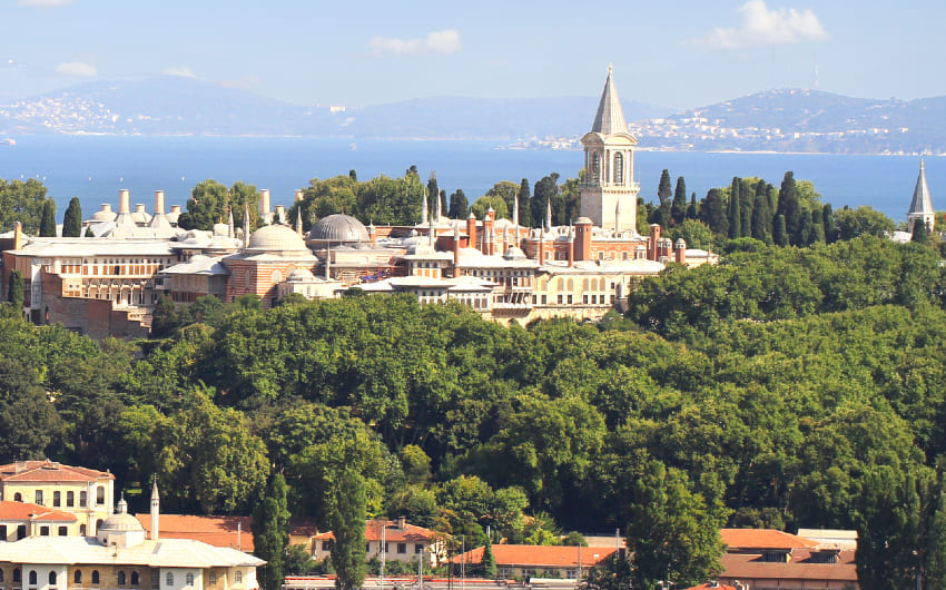 Topkapi Palace in Istanbul City