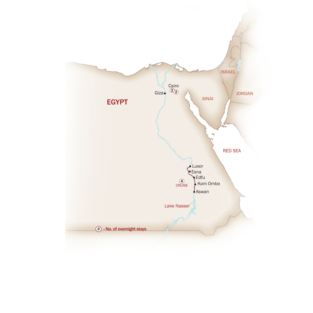 EGYPT PANORAMA map
