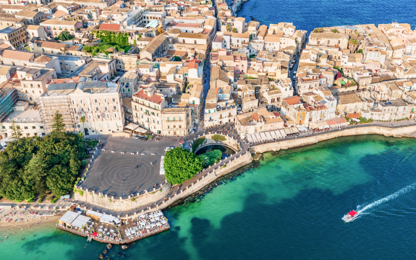 Ortigia Island in Siracusa