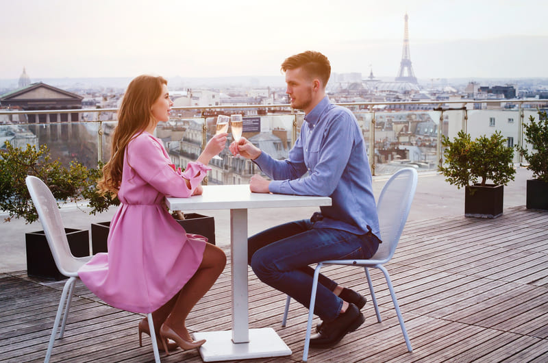 Rooftop Restaurant with a View