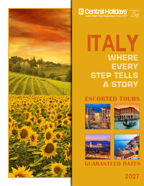 2027 Italy Escorted Tours