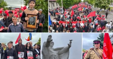 Марш Победы в Комрате: Тысячи людей почтили память героев Великой Отечественной войны