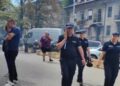Около Центризбиркома Молдовы полиция проводила конкурс «Сам себе режиссёр»