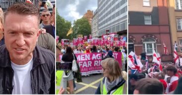 В Лондоне проходит митинг против приёма мигрантов из исламских стран